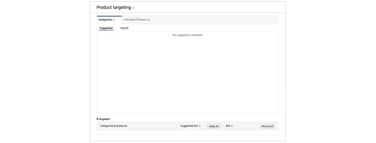 Refining your targeting by category