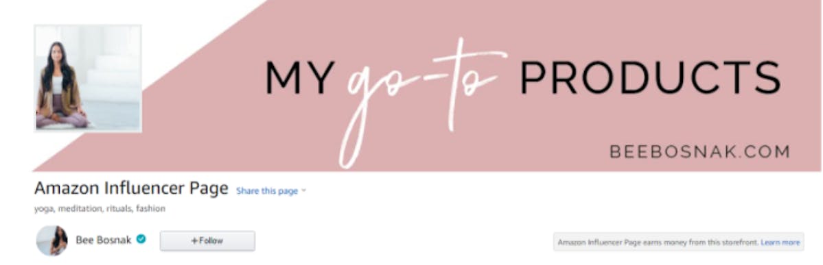 Amazon Influencer Program