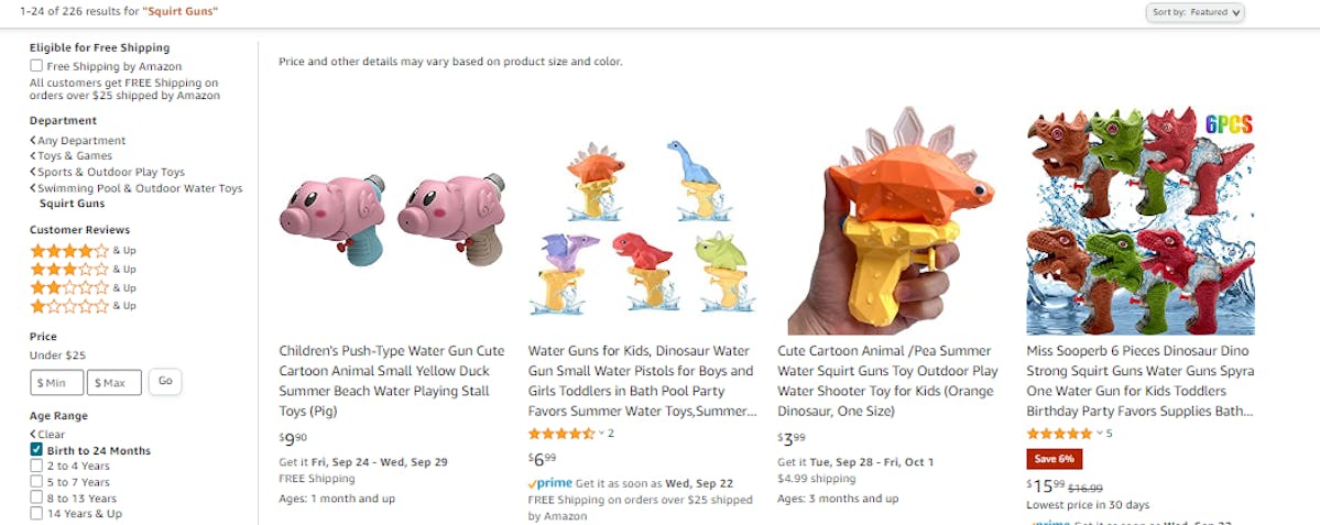 Amazon Product Search by Interest