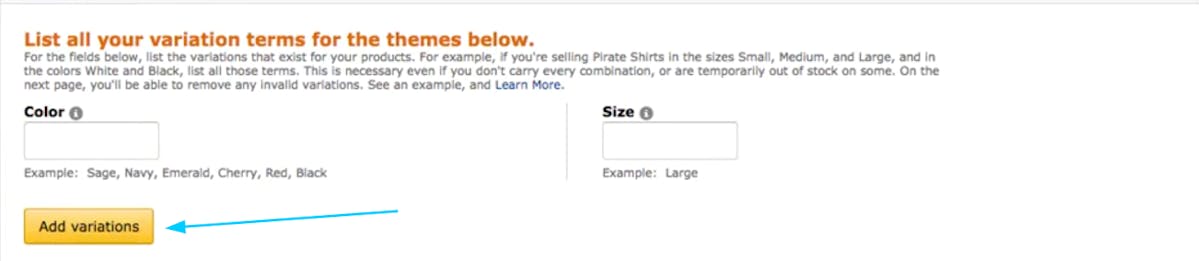 Split Variations on Amazon