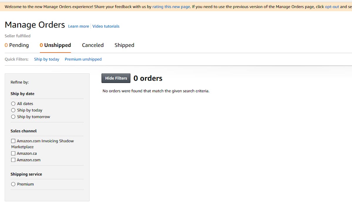 Amazon’s Vacation Mode