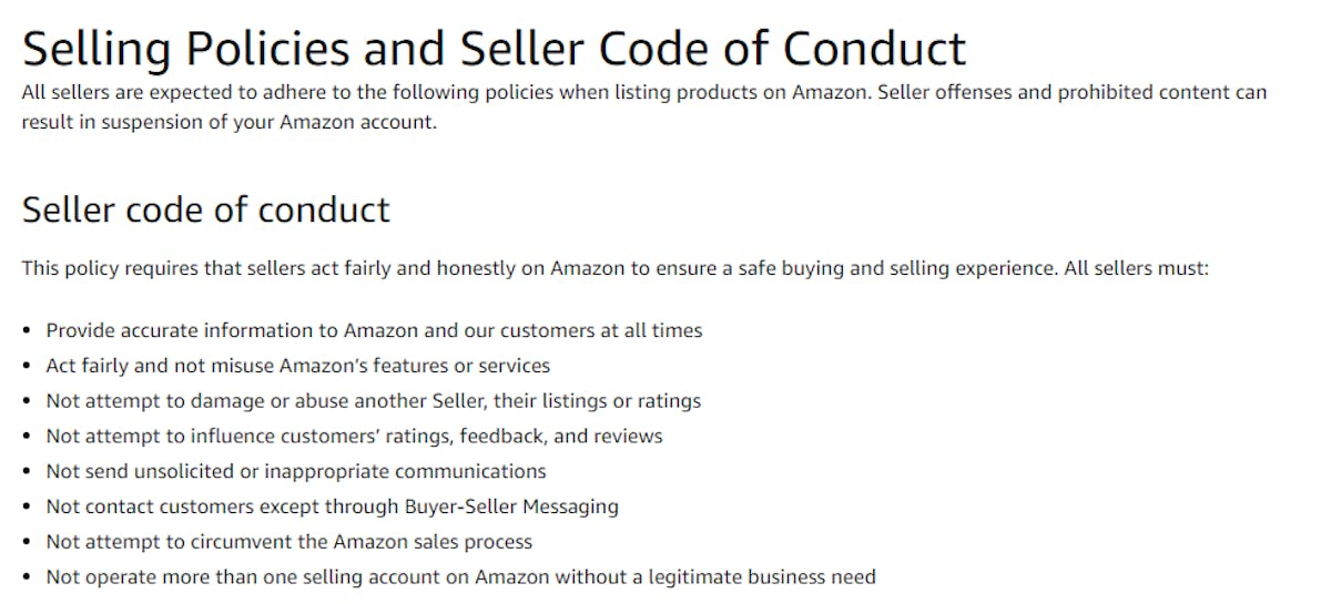 How to write a Product Insert that is Amazon TOS Compliant