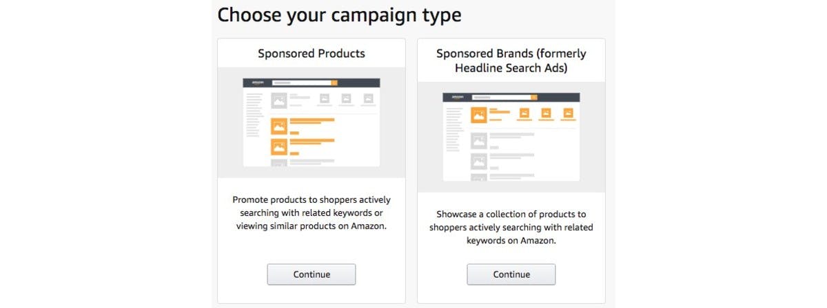 Amazon Ads Campaign Types