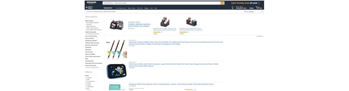 Amazon Search Results