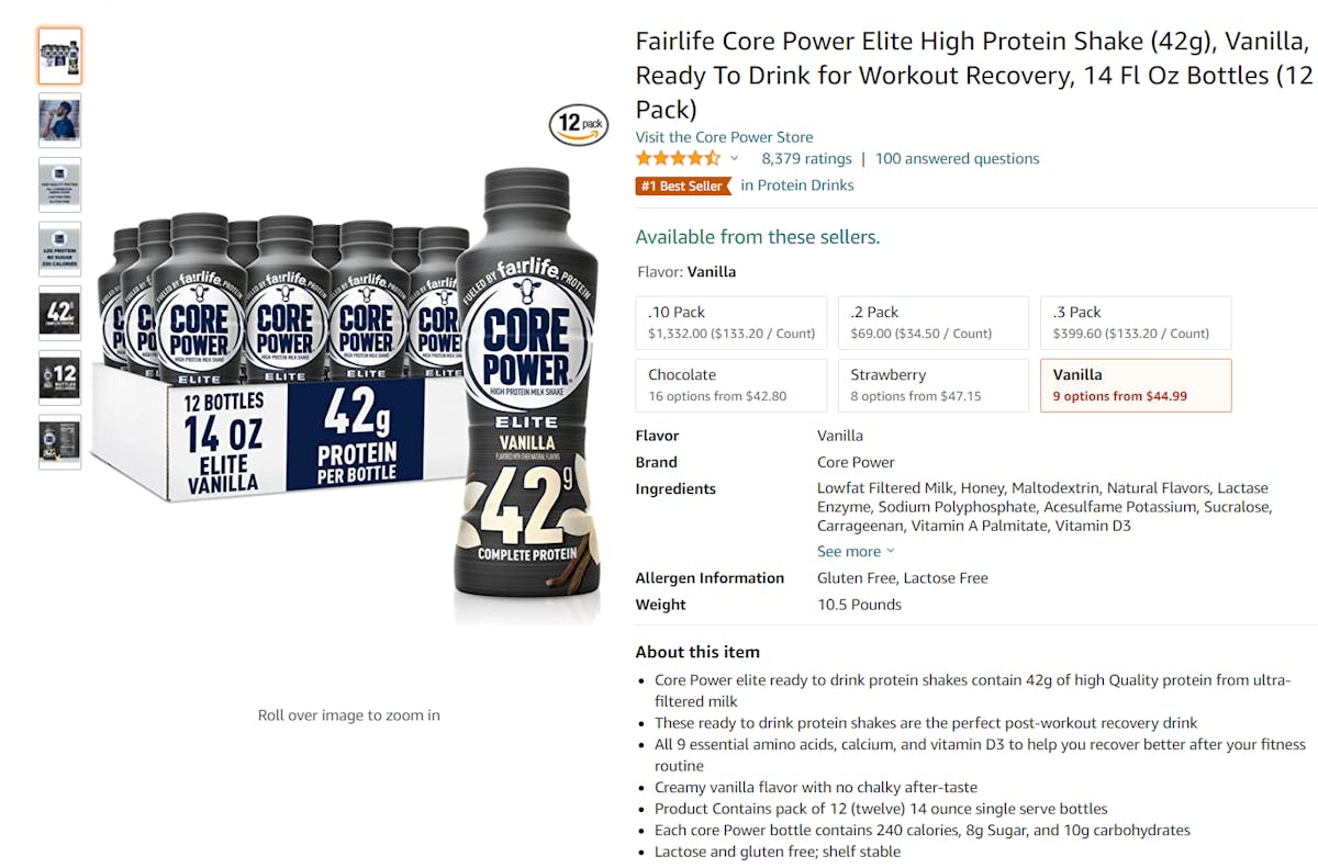 Top 4 Rising Stars Products in the Sports Nutrition Category