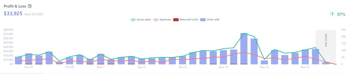 Amazon Profit and Loss