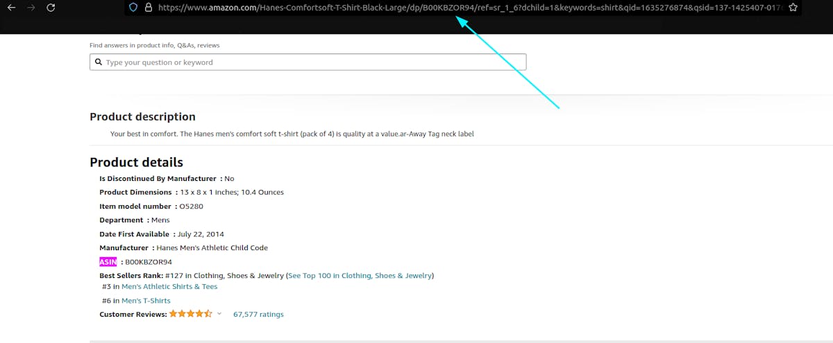 How to find an Amazon ASIN
