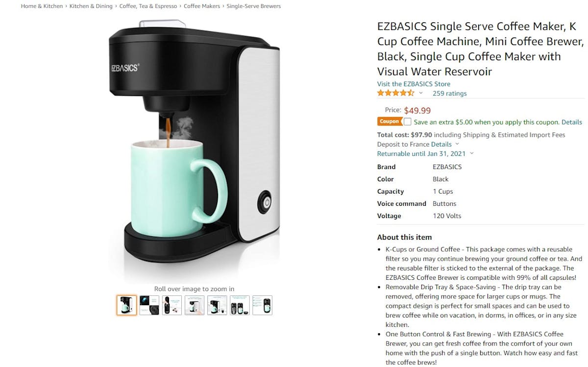 Amazon Best Seller Analysis: Coffee Makers