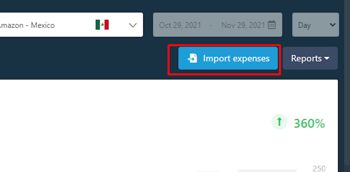 How to import expenses on DataHawk in the Profit and Loss tool dashboard