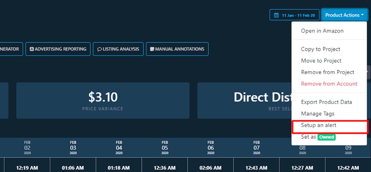 Buy Box Competitive Dynamics with DataHawk Buy Box Tracker