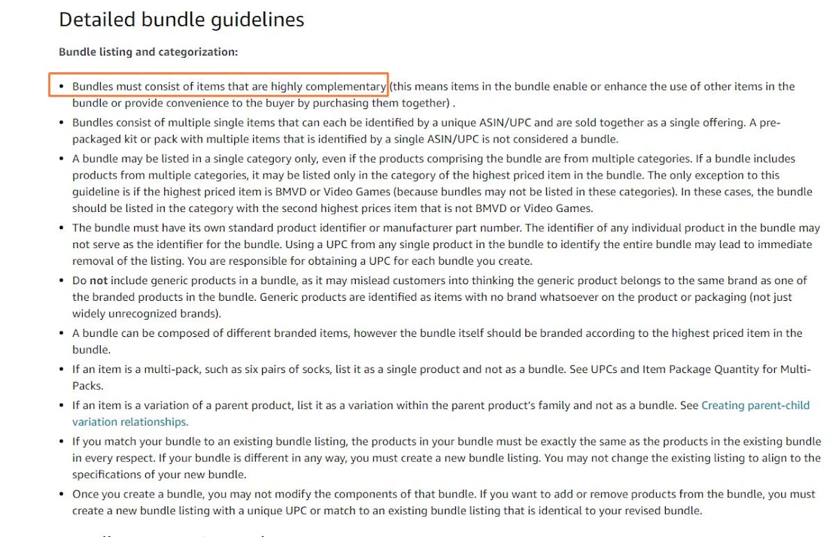 new virtual amazon product bundle tool