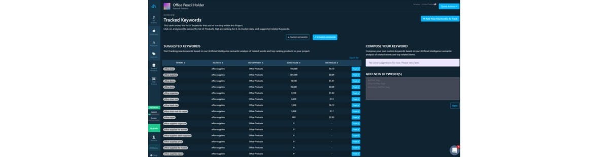 Amazon Keyword Lookup Tool