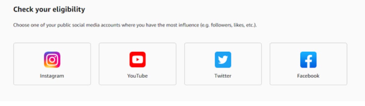 Amazon Influencer Program