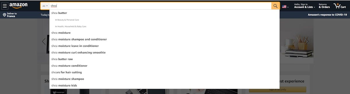 Amazon Long-tail keywords