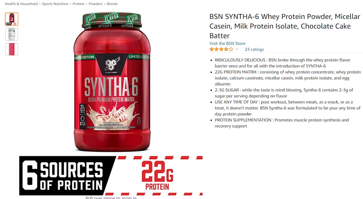 Top 4 Rising Stars Products in the Sports Nutrition Category