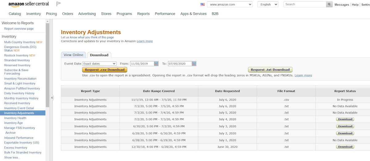 How to get Inventory Reimbursement for Your Products