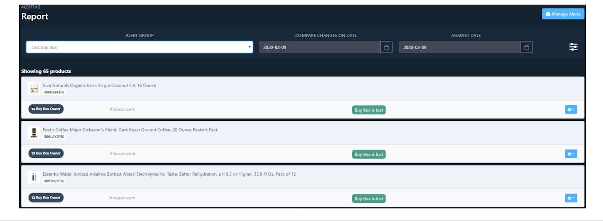 Buy Box Competitive Dynamics with DataHawk Buy Box Tracker