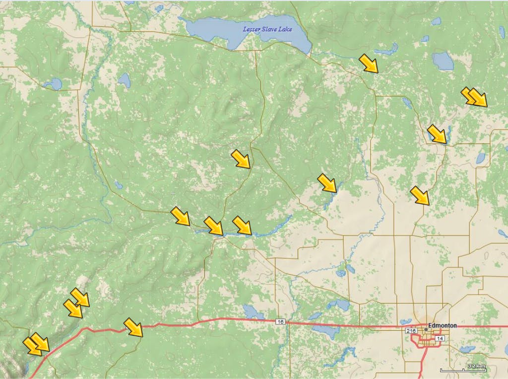 Map of all the Data Collecting Sites (from theUATHCBM Site)