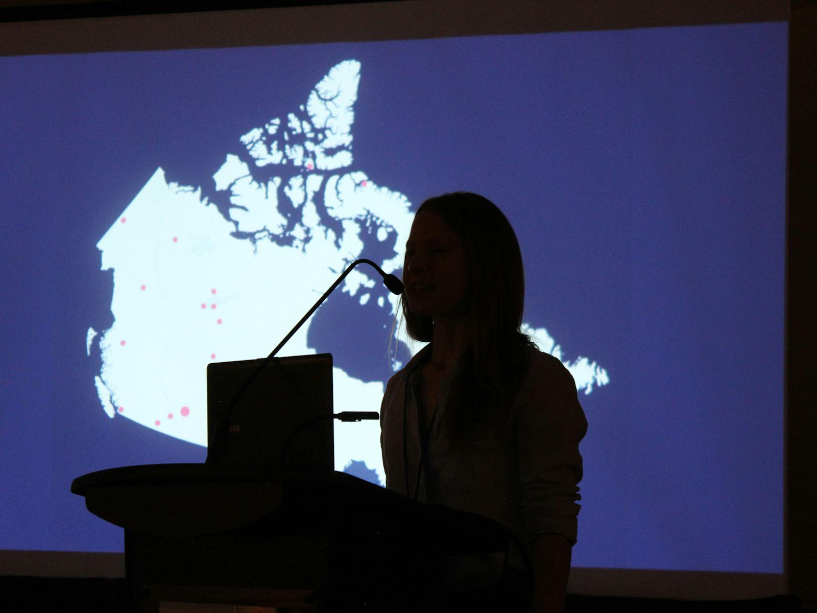 One of the presenters at the National Discussion Event convened by The Gordon Foundation, Living Lakes Canada and WWF-Canada.