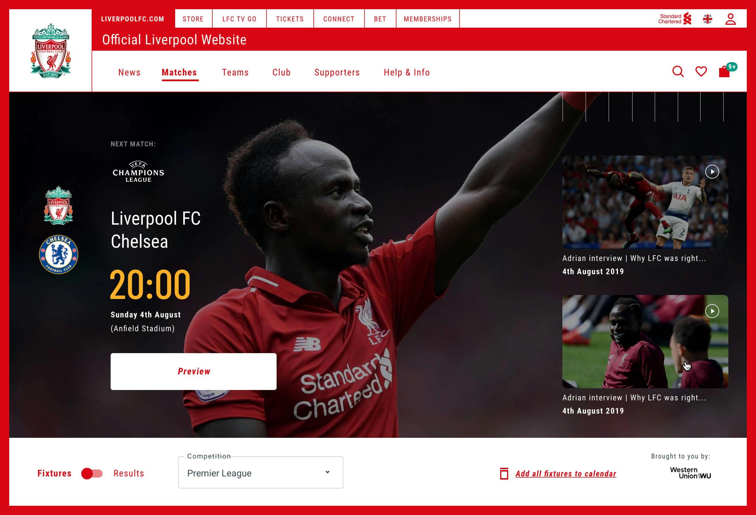 Liverpool FC Design System