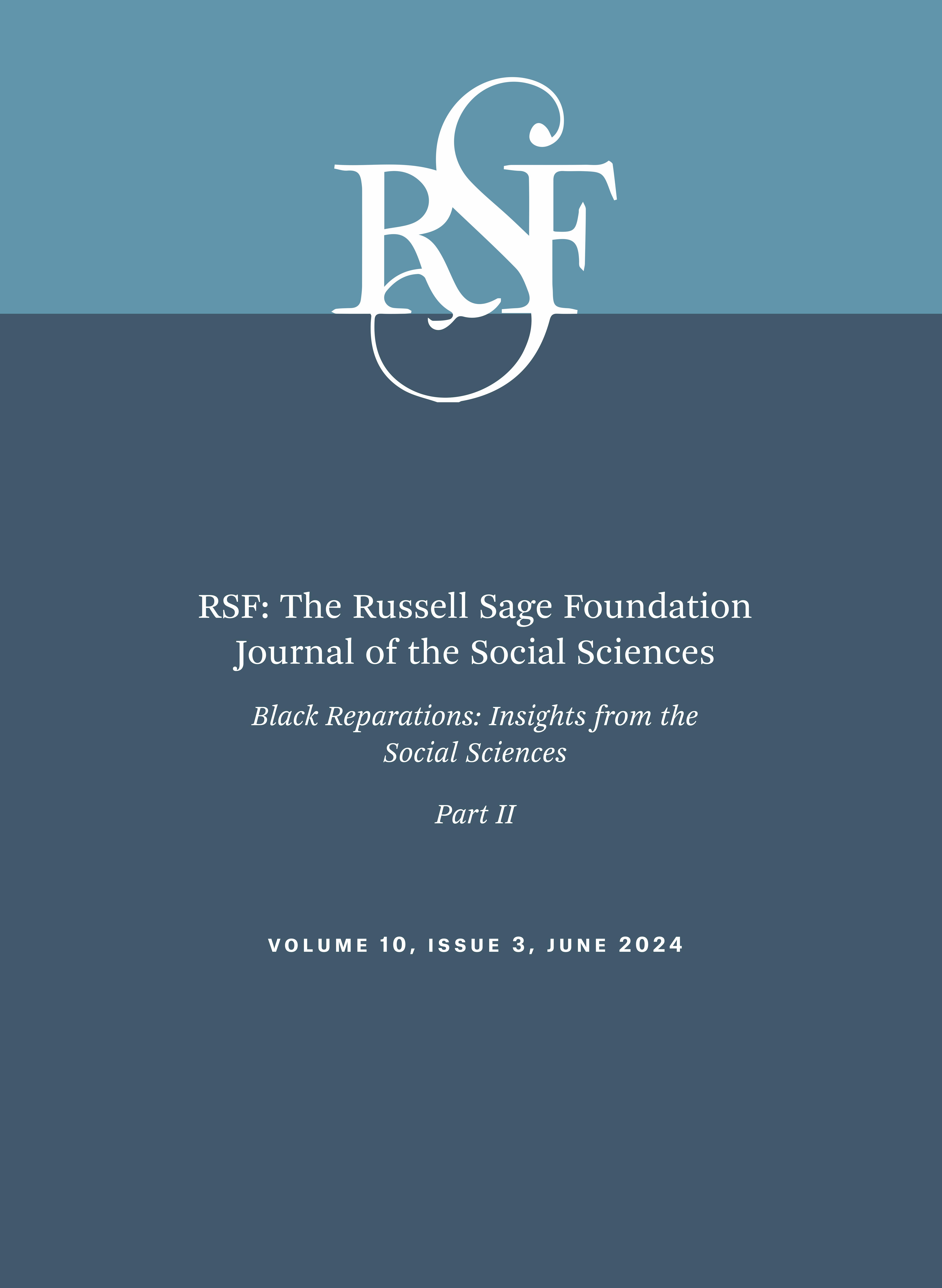 RSF Journal of the Social Sciences