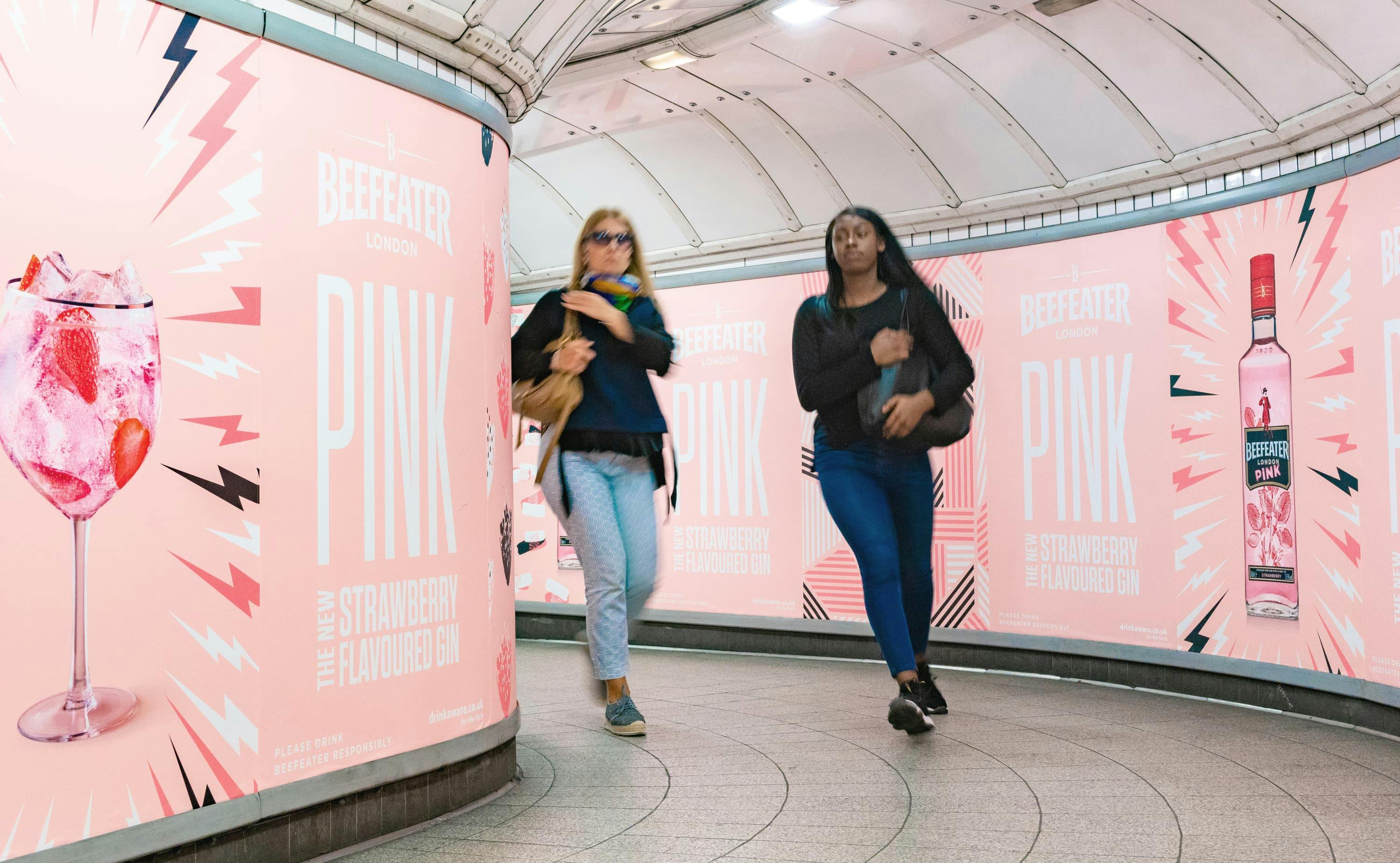 OOH Oxford Circus Station takeover