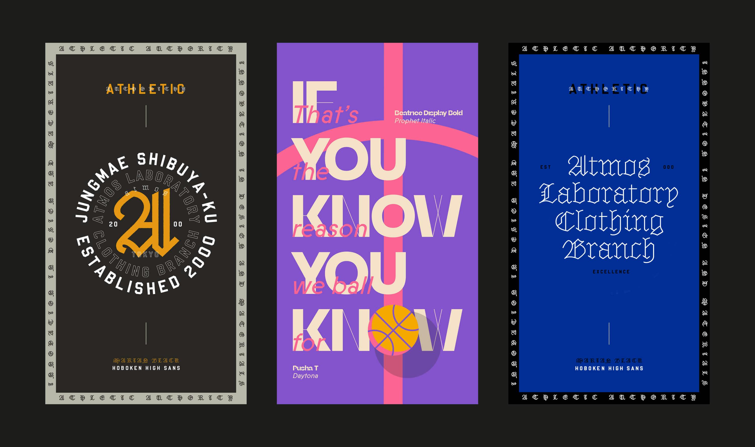TypoStories, typographic digital posters
