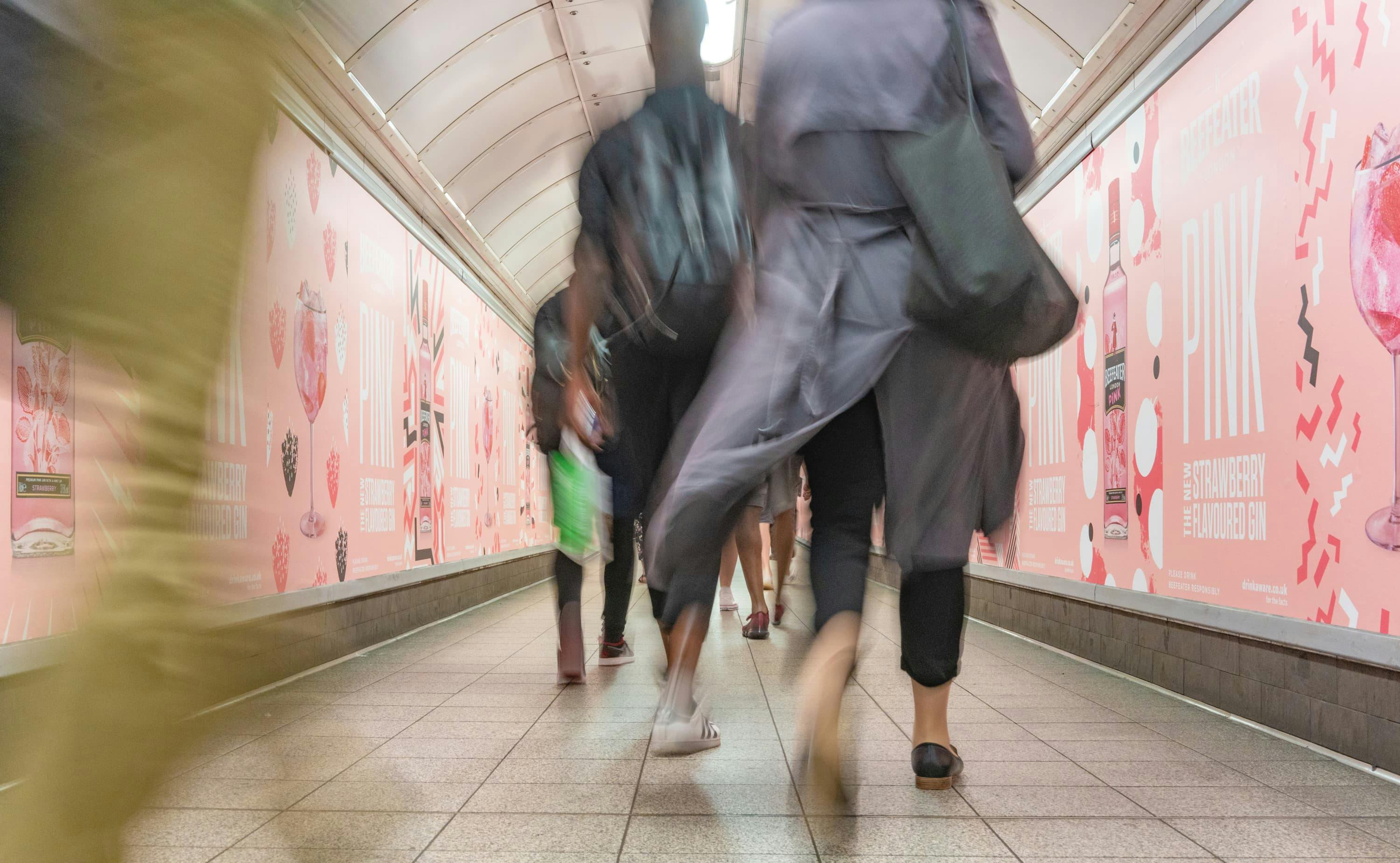 OOH Oxford Circus Station takeover