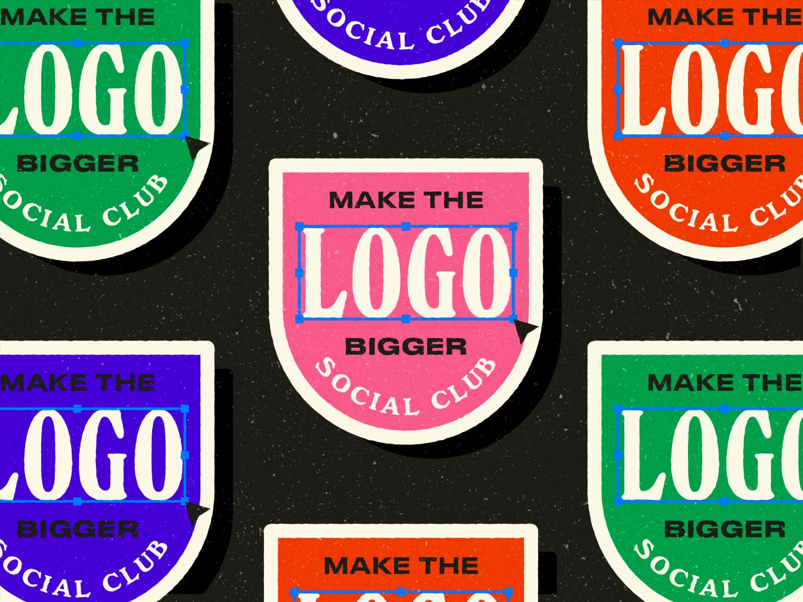 Make the logo bigger social club
