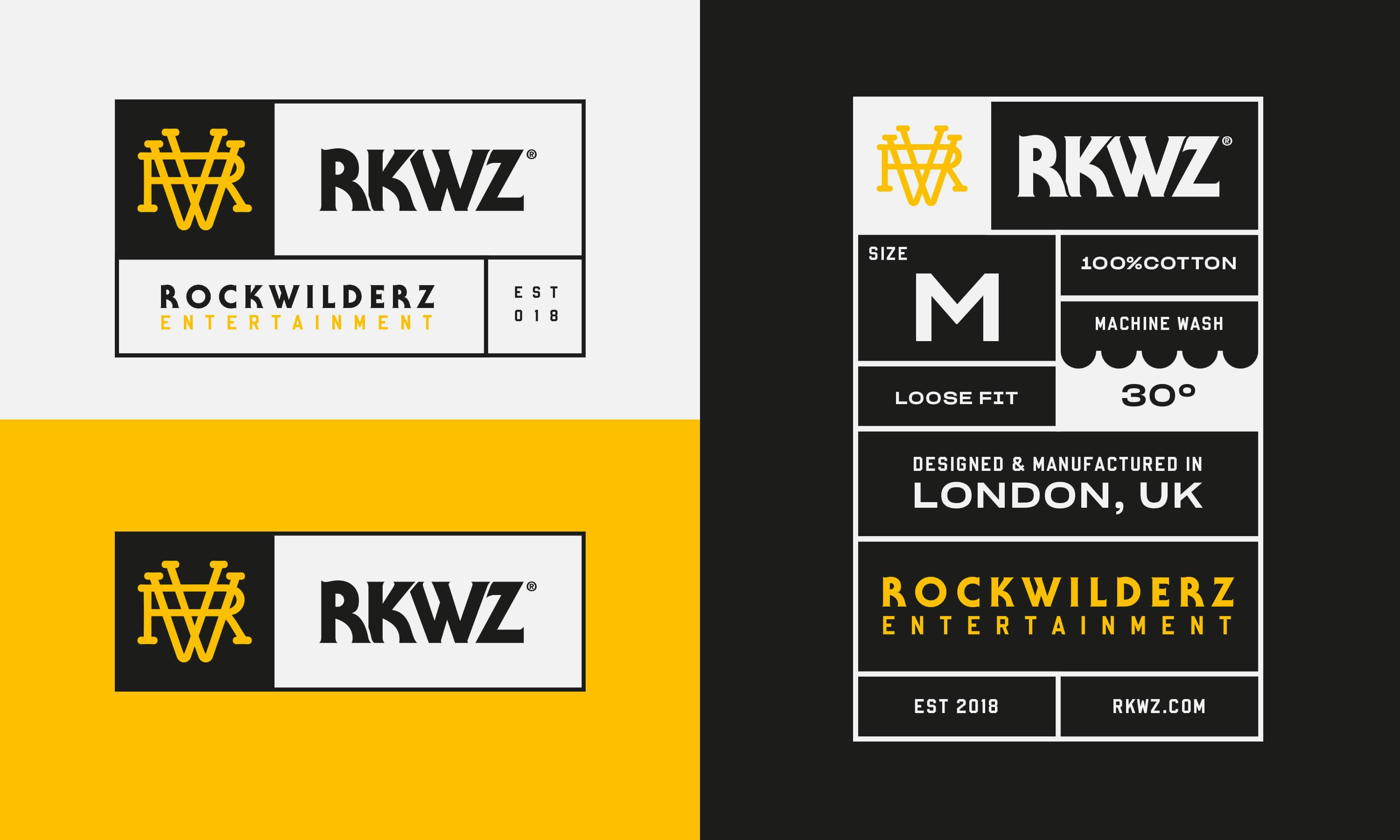 RKWZ logo system and label