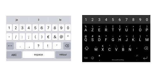number-punctuation keyboard on react native
