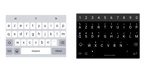 name-phone-pad keyboard on react native