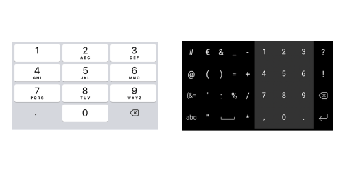 decimal keyboard on react native