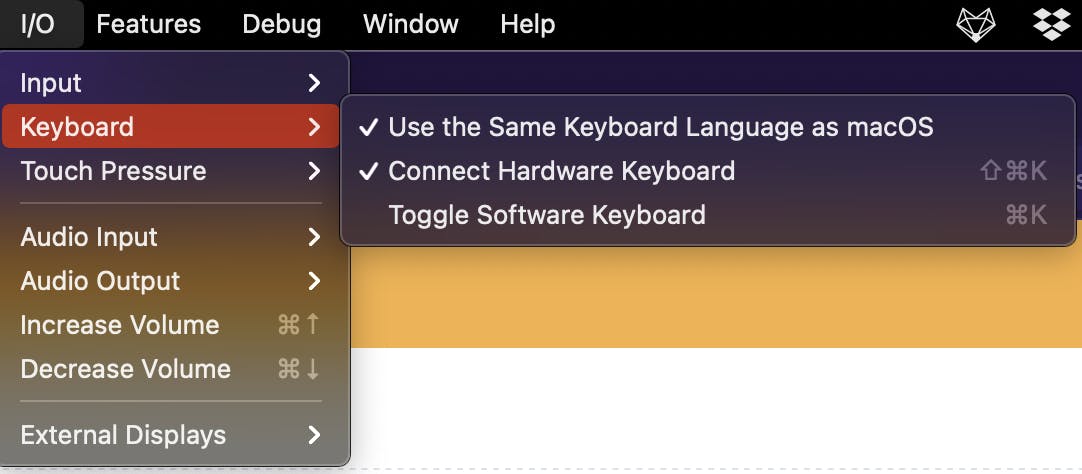 Toggle Keyboard on iOS simulator with React Native