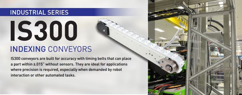QC Coveyors - IS300 Indexing Conveyors 