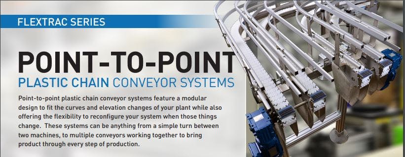 QC Conveyors - POINT-TO-POINT PLASTIC CHAIN CONVEYOR SYSTEMS