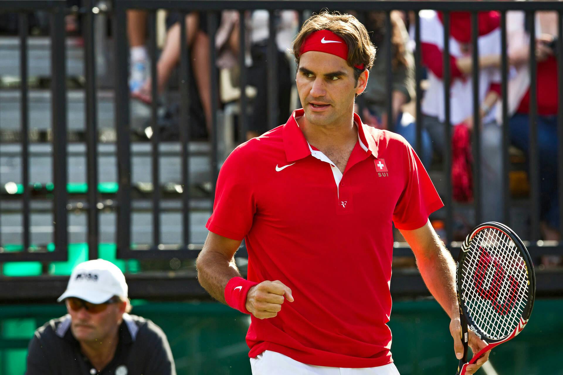 Roger Federer Davis Cup qualifier against Australia 2011