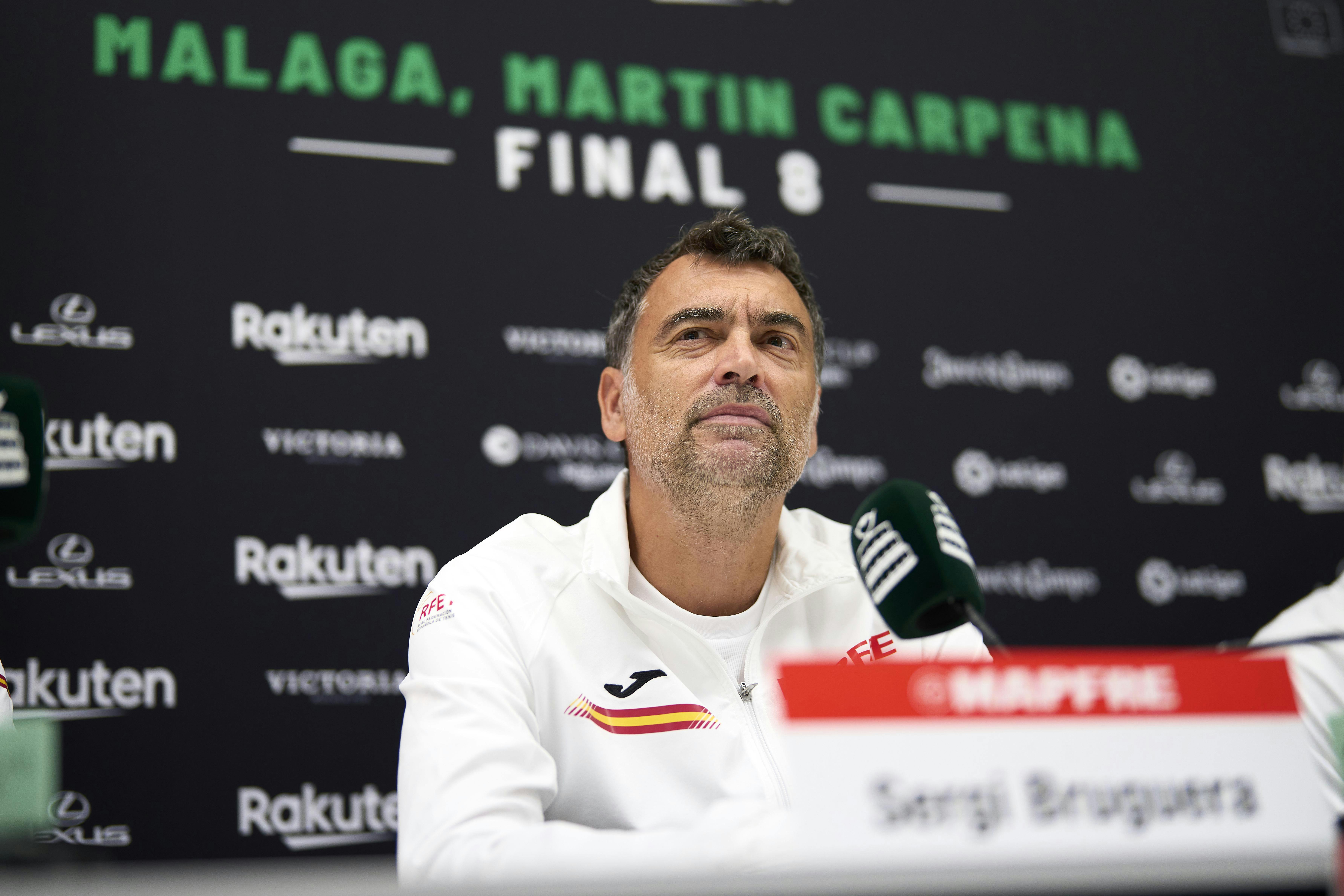 El capitán español, Sergi Bruguera