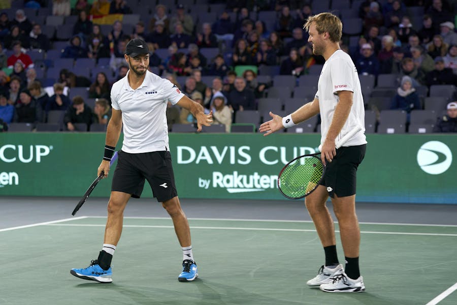 Tim Puetz (izq) y Kevin Krawietz (GER)