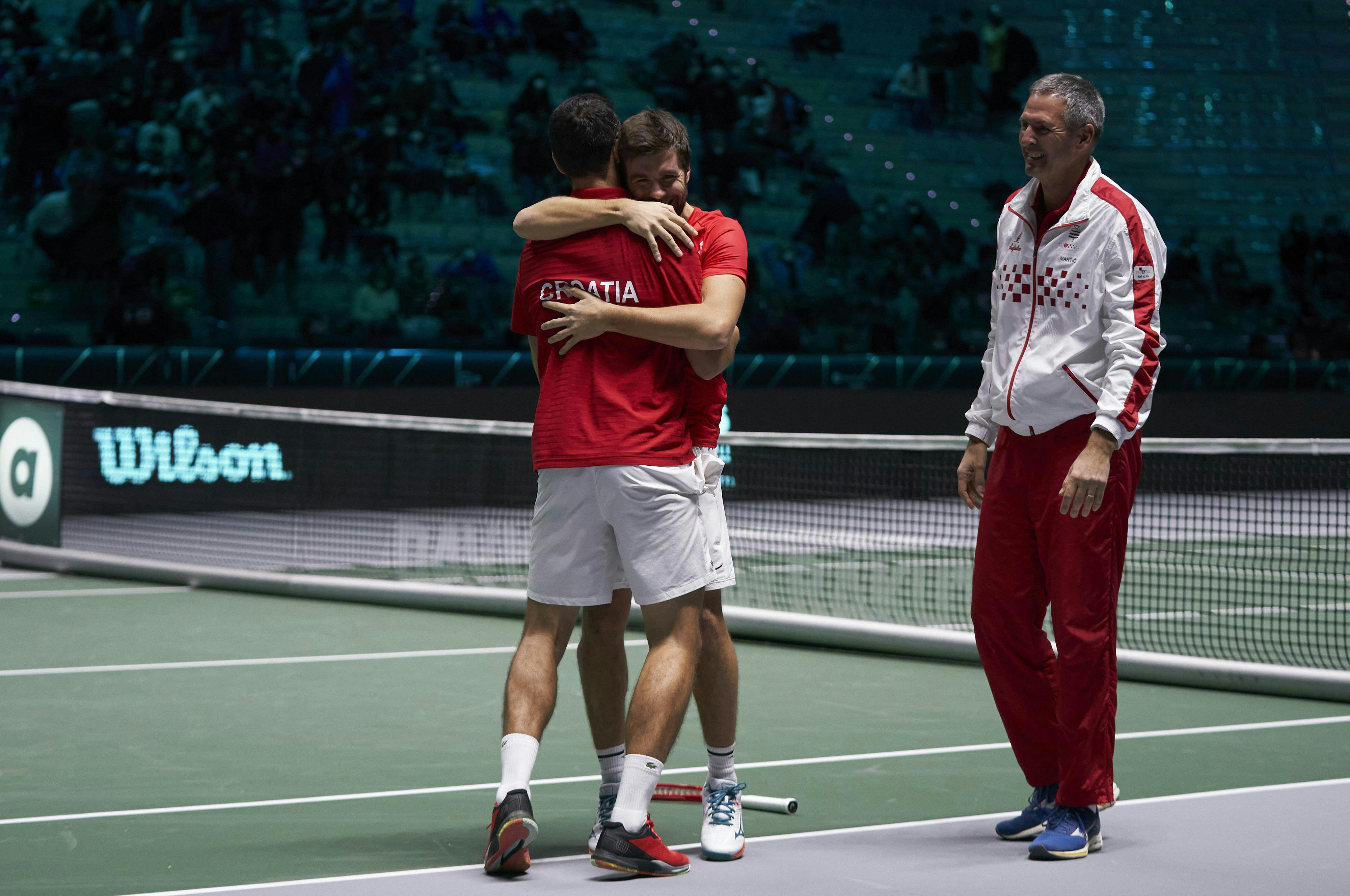 Nikola Mektic y Mate Pavic en 2021
