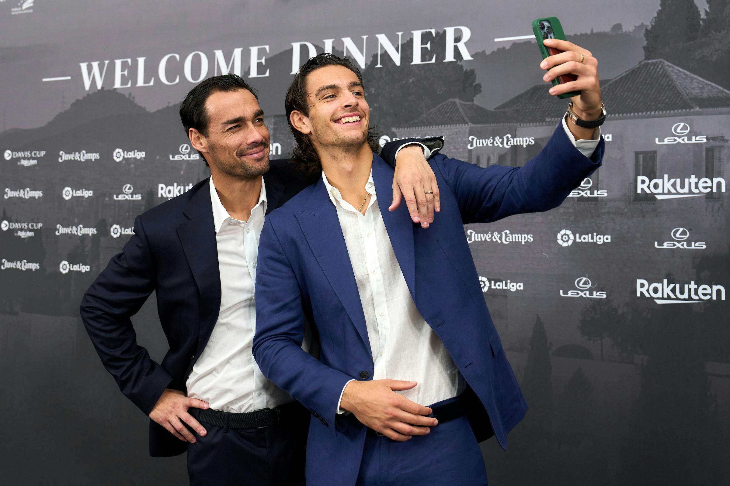 Fabio Fognini and Lorenzo Musetti (ITA)