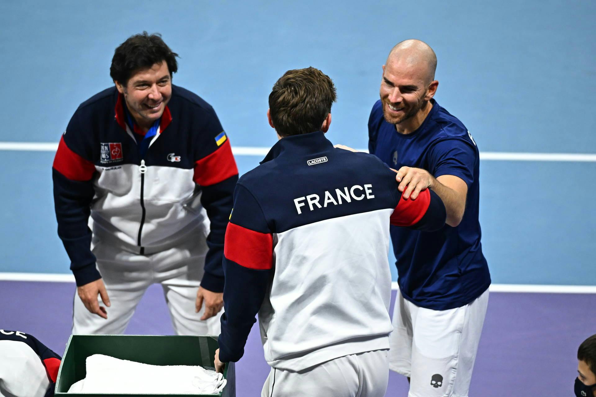 Francia durante los Davis Cup Qualifiers 2022 contra Ecuador