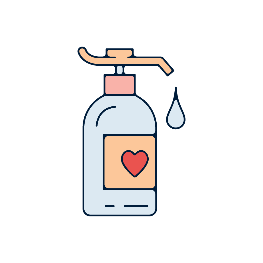 pH-balanced natural lubricant.