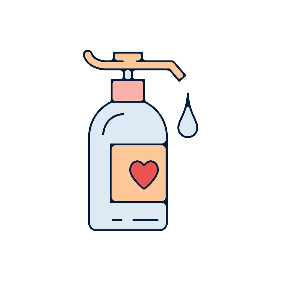 pH-balanced natural lubricant.