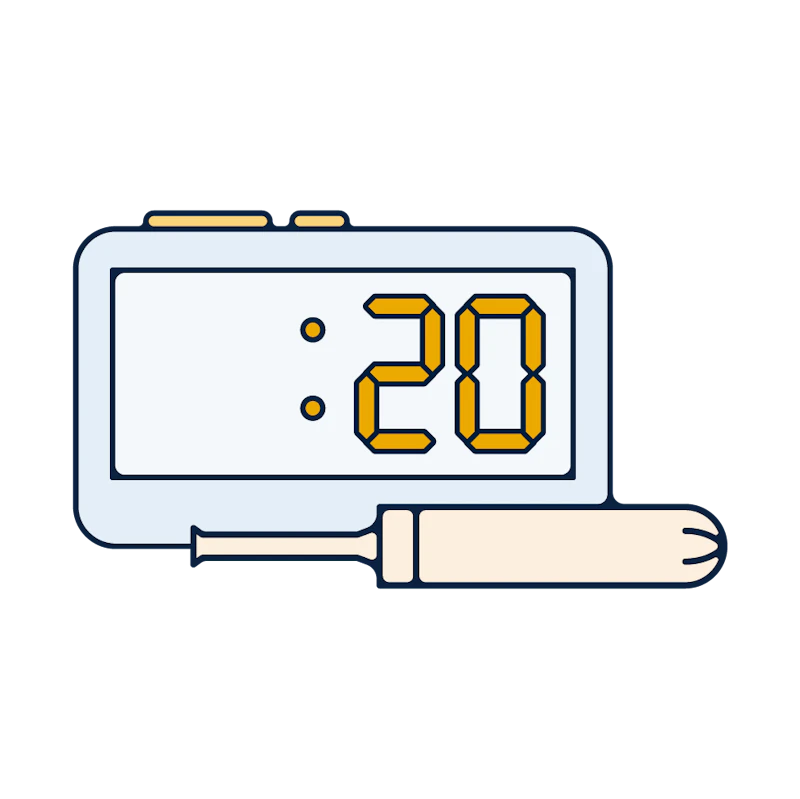 tampon and timer