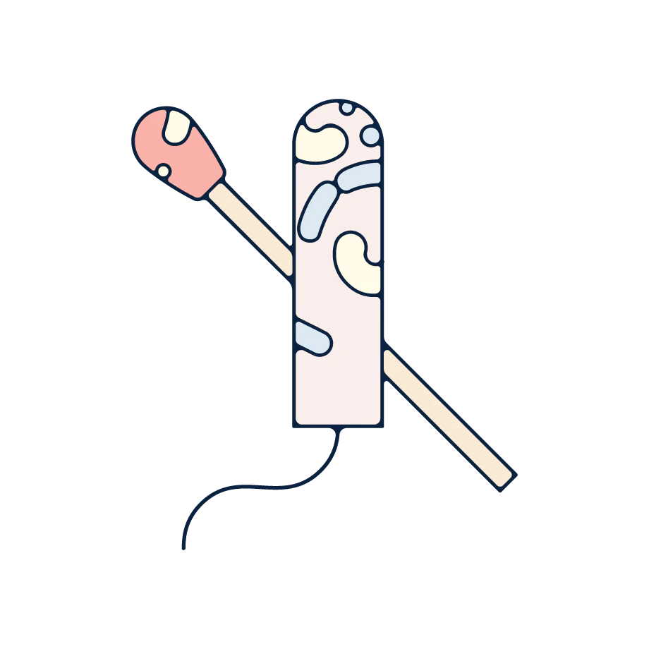 swab and tampon