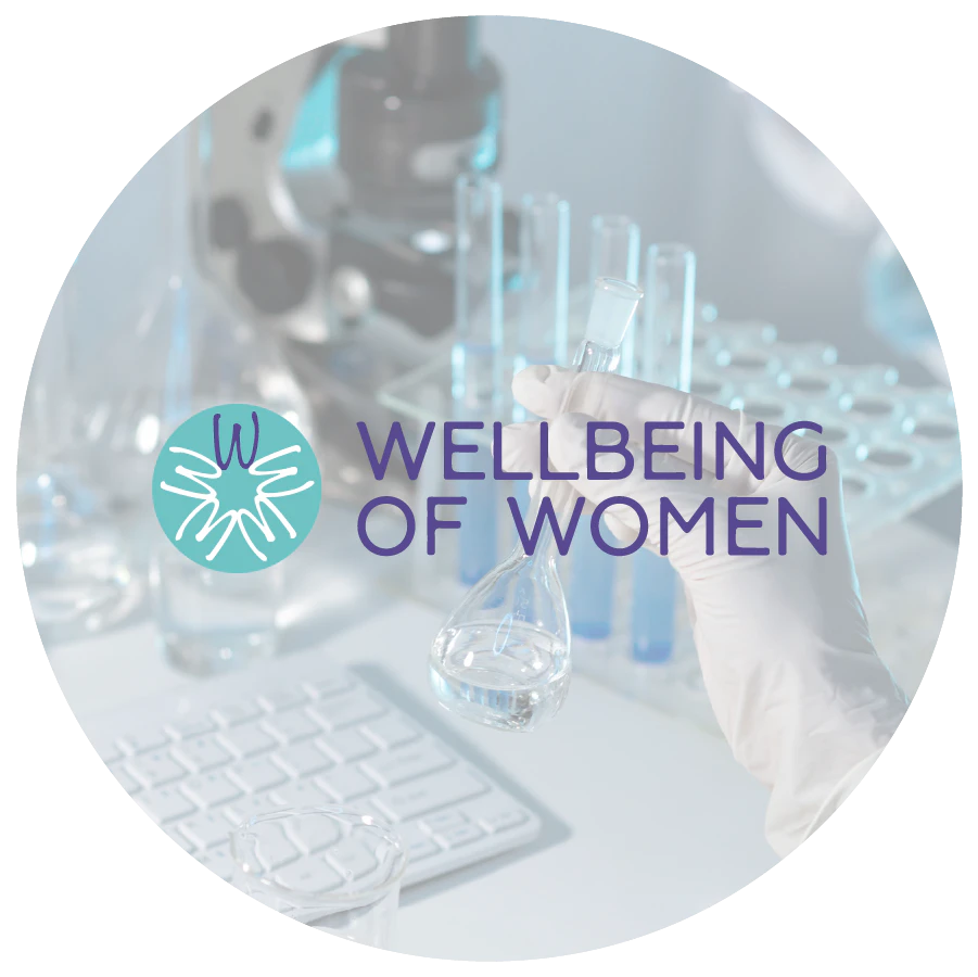 wellbeing of women logo