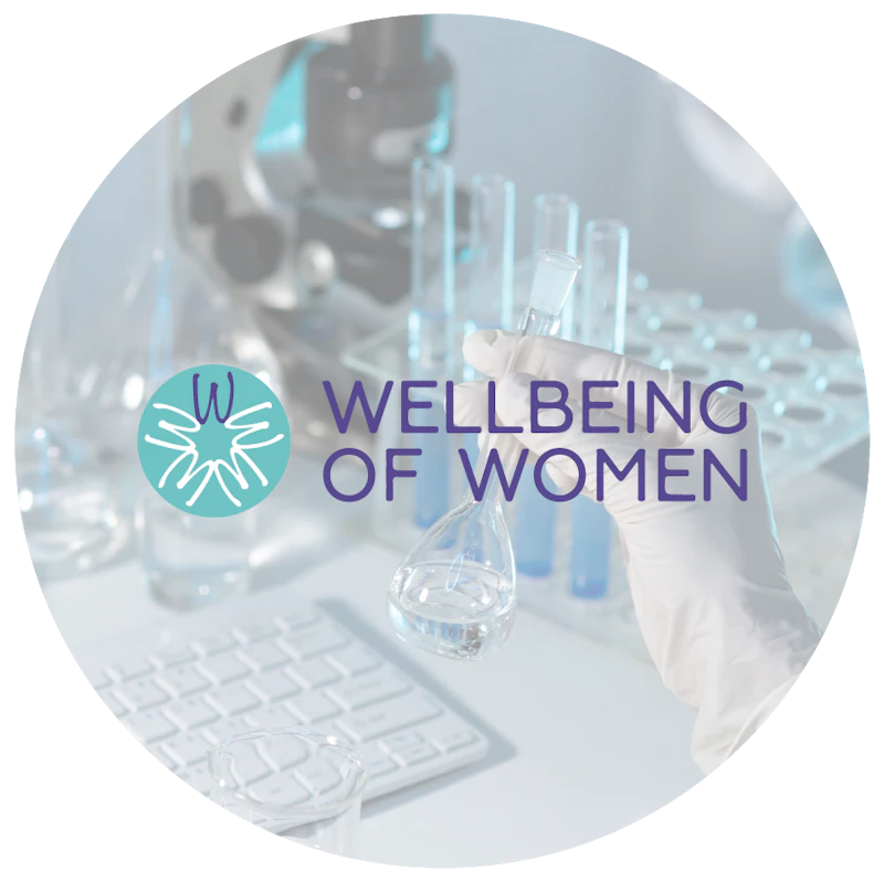 wellbeing of women logo