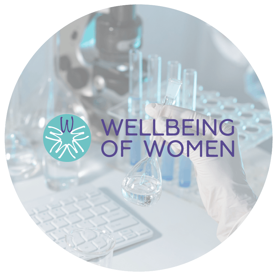 wellbeing of women logo