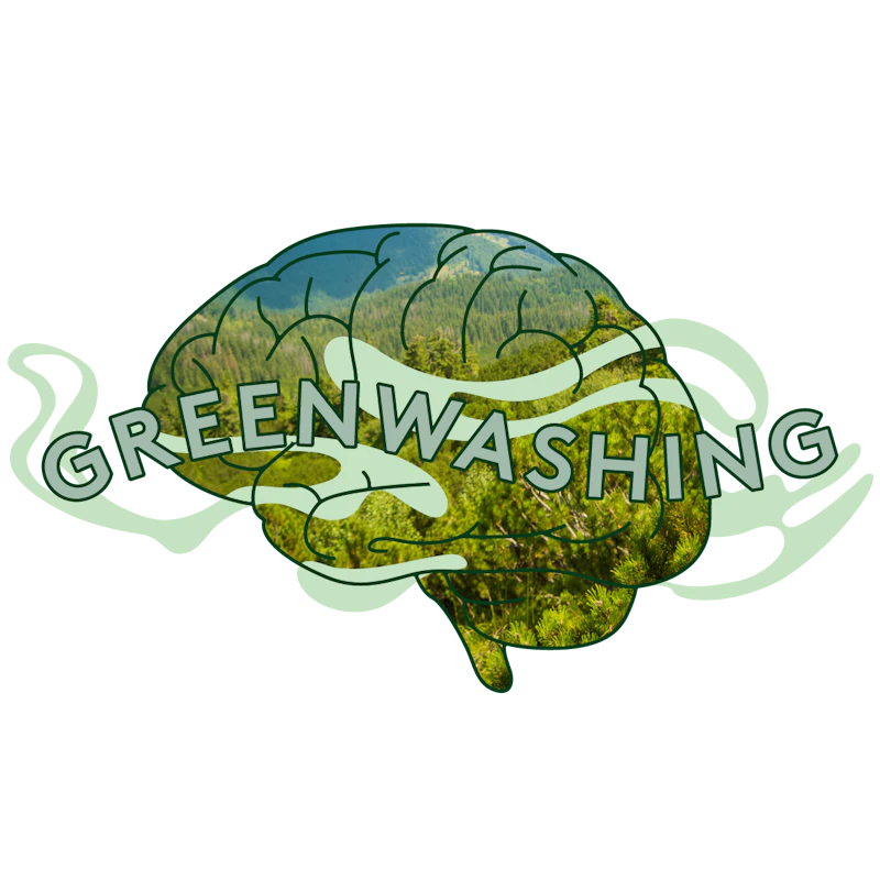 greenwashing collage